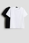 2 Pack T-shirts - White & Black
