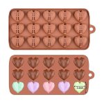 MINI Geod Heart Mould 12 Cavity