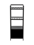 Black Three Tier Storage Rack - None Black