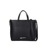 Metal Logo MINI Tote Bag -black