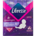 Libresse Super Heavy Flow Maxi Night+ Sanitary Pads With Wings 7 Pack