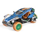 Remote Control Racing Car With Exhaust Spray Blue