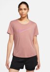Nike W Nk Df Swoosh Hbr Short Sleeve Top - Red Stardust fierce Pink