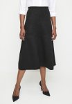 Edit Suedette A-line Midi - Black