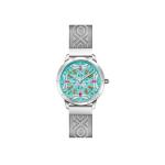 Womens Watch Kaleidoscope Dragonfly Gold Turquoise - 33MM