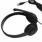 On-ear Wired USB Headset With Rotating MIC For Chat & Gaming – HU640 –