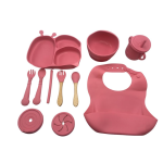 12-PIECE Silicone Bpa-free Feeding Set MY-626