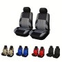 Embossed Car Universal Seat Cover Two Simple Business Advanced Universal For Most Cars 2PCS Car Seat Covers