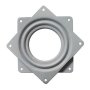 Steel - 100MM Zinc Plated Swivel / Square Lazy Susan Bearing T4-54840