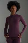 Active Quarter-zip Top - XL Berry