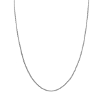 Sterling Silver Women&apos S Classic Fine Curb Necklace