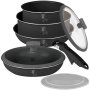Berlinger Haus Anthracite Collection 9 Piece Titan Pro Non-stick Cookware Set BH/8256