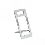 360-DEGREE Swivel Metal Phone Holder Foldable Alloy Desk Stand Black