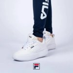 FILA Superbubble Lace Sneaker - White navy red - 8