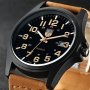 Fashion Pu Leather Watches For Men Soki Wristwatch Ideal Choice For Gifts