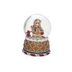 Water Ball With Ginger Figure 10X10X14CM - Gingerbread Boy