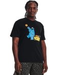Men's Curry Cookie Hoops Short Sleeve - Black Sm