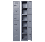 Solid Steel Locker Six Tier