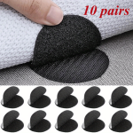 10 20 Pairs Of Super Sticky Hook And Loop Dots - 5CM 2" Round Self Adhesive Coins For Home Diy And Crafts - Strong Fastening Fab