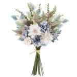 Fake Artificial Flowers Bouquet For Decoration Silk Floral Arrangements Faux Flowers Plant Wedding Bride Bouquets Tables Centerp