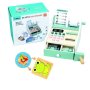 Wooden Cash Register With Barcode Scanner Toy For Kids