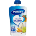 Purity From 6 Months Yoghurt With Pear & Mango Yogi 110ML