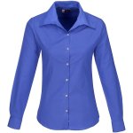 Ladies Long Sleeve Aspen Shirt New Blue