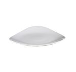 Lotus - White - Triangle Plate - 26CM 12 - CC-WH-TR10.1