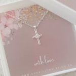 Gracelyn 925 Sterling Silver Cross Necklace 10X15MM On 45CM Rolo Chain