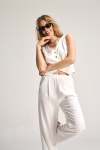 Corfu Pants - Ivory - Large