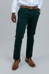 Slim Stretch Chino - Bottle Green - 42 Bottle Green