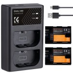 Canon K&f LP-E6NH Battery Kit 2 Batteries And Dual Charger KF28.0021