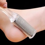 Stainless Steel Foot File - Dual-sided Callus Remover & Pedicure Scrubber For Smooth Feet Hypoallergenic Ideal For Wet dry Use H