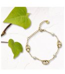 G-link Pearl Chain Bracelet - Gold Free