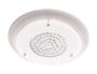 Bright Star Lighting Polished Chrome Ceiling Fitting With White Glass And Crystals