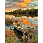 Adult Painting By Numbers - Romantic Rowboat