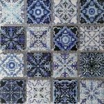 Porcelain Moroccan Mosaic Tile Chefchaouen 15 X 15CM