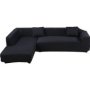 Fine Living L Shape Couch Cover Black