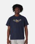 Levi's Ls&co Prep Script Relaxed Fit Navy T-Shirt - XL Blue