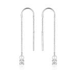 Georgini Noel Nights Snow Drop Earrings - Silver