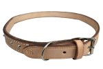 Leather Dog Collar Reinforced 36 30MM X 900MM