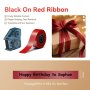 NB860 - Niimbot - N1 - Satin Ribbon Set Package - 14MMX5.1M - Black On Red Ribbon