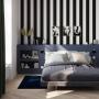 Inspire Linea Wall Paper Black 0.53X10.05M