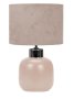Round Porcelain Desk Lamp - Nude Pink