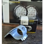 Hella Brackets Heavy Duty For Nudge Bar Silver