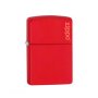 Zippo 233 Red Mattte With Logo 233ZL