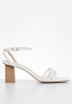 Edit Jianna Ankle Strap Block Heel - White