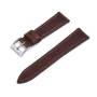 Vintage Crazy Horse Leather Strap - Coffee Steel Hardware - 20MM