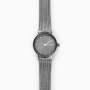 Freja Gunmetal Round Stainless Steel Mesh Women's Watch - SKW2700