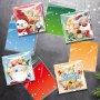 50pcs Self Adhesive Bags For Cookie Cake Chocolate Candy Snack Wrapping Clear Plastic Treat Bags For Christmas Celebration Goodie Bags Goody Bags Ziplock Bags
